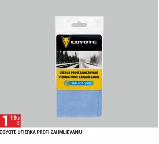 Coyote utierka proti zahmlievaniu