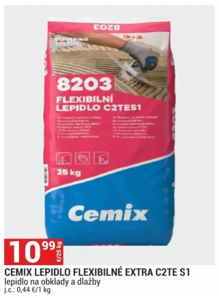 Cemix lepidlo flexibilné Extra C2TE S1