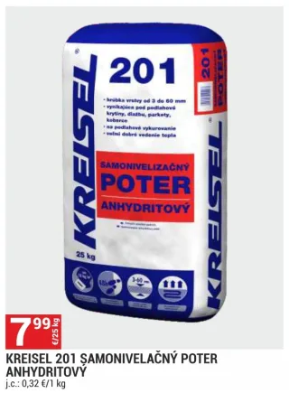 Kreisel 201 samonivelačný poter anhydritový