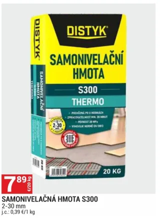 Distyk samonivelačná hmota S300