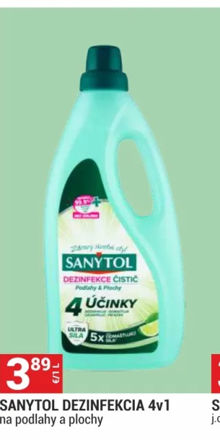 Sanytol dezinfekcia 4v1