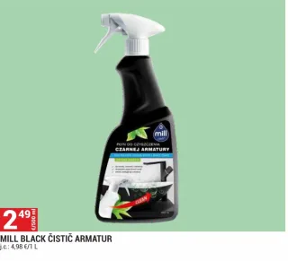 Mill Black čistič armatúr
