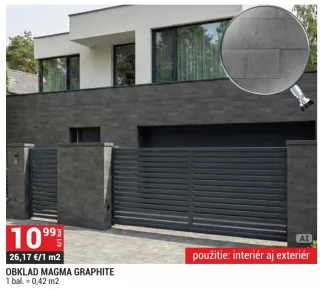 Dekoračný obklad Magma Graphite