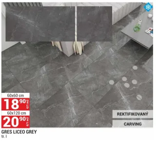 Gres Liceo Grey 60×60 cm