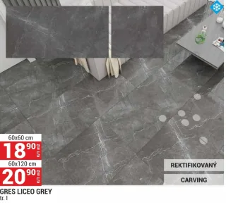 Gres Liceo Grey 60×120 cm