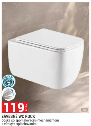 Závesné WC Rock