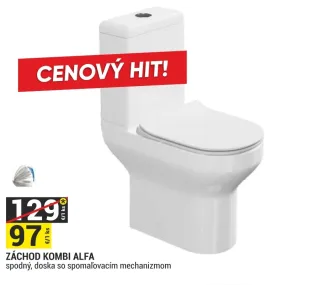 Záchod kombi Alfa