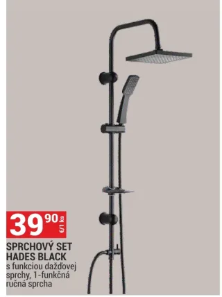 Sprchový set Hades Black