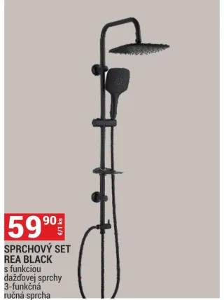 Sprchový set Rea Black