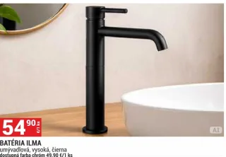 Umývadlová batéria Ilma čierna
