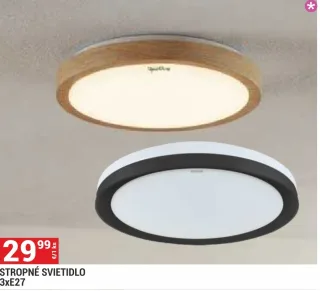 Stropné svietidlo 3×E27