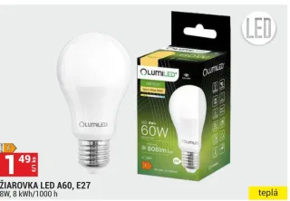 Lumiled LED žiarovka A60 E27