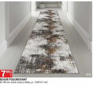 Behúň pogumovaný