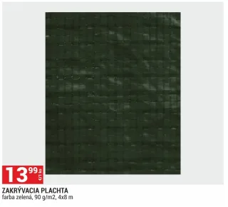 Zakrývacia plachta zelená