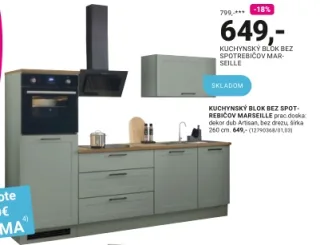 Kuchynský blok MARSEILLE
