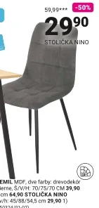 Jedálenská stolička NINO