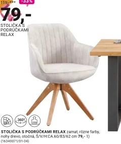 Jedálenská stolička RELAX