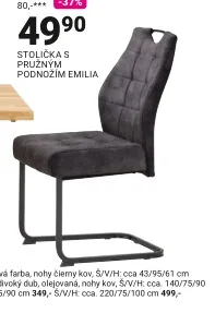 Jedálenská stolička EMILIA