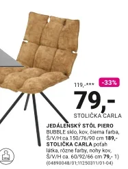 Jedálenská stolička CARLA