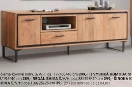 Skrinka pod TV SHIVA