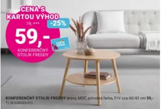Konferenčný stolík FREDDY
