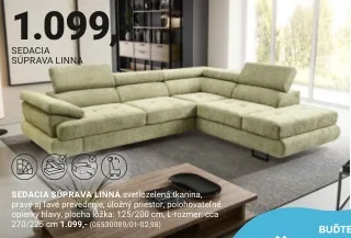 Rohová sedačka LINNA