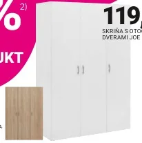 Šatníková skriňa JOE