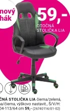 Otočná stolička LIA