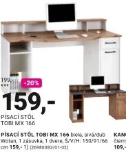 Písací stôl TOBI MX 166