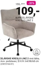Kancelárske kreslo LINZ 2