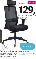Otočná stolička RICARDA