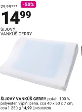 Vankúš GERRY