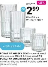Poháre na longdrink SKYE