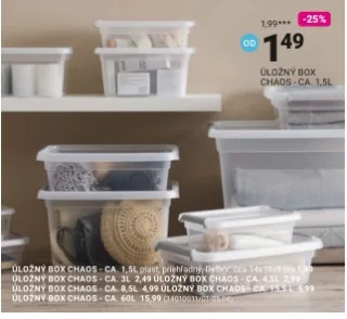 Úložný box CHAOS 4,5 l