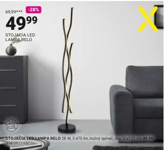 Stojacia LED lampa RELO