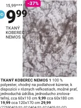 Koberec NEMOS 1 60 × 110 cm