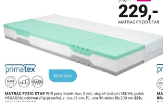 Primatex Matrac FYZIO STAR 80 × 200 cm
