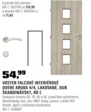 Zárubňa k dverám Aruba