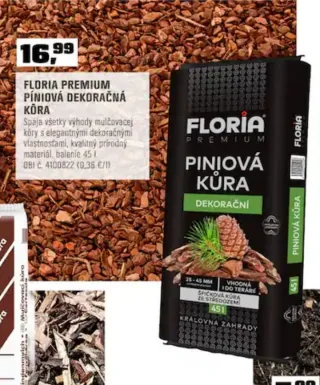 Floria Premium píniová dekoračná kôra