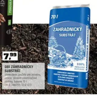 OBI záhradnícky substrát