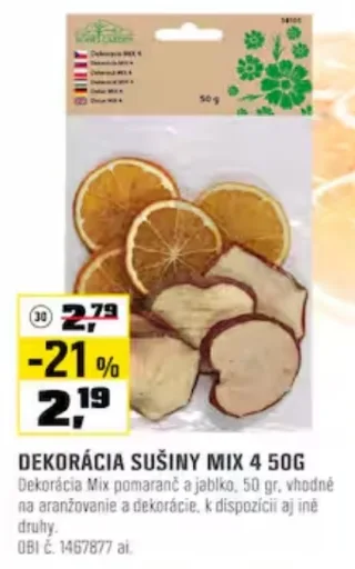 Dekorácia sušiny mix 4