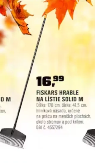 Fiskars hrable na lístie Solid M