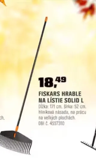 Fiskars hrable na lístie Solid L