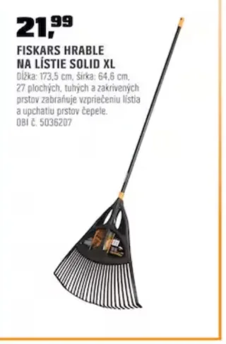 Fiskars hrable na lístie Solid XL
