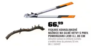 Fiskars kovadlinkové nožnice PowerGearX LX99 L