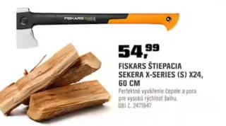 Fiskars štiepacia sekera X-Series S X24