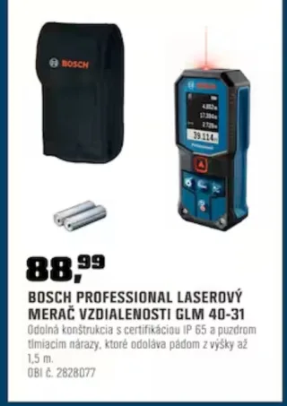 Bosch Professional laserový merač GLM 40-31