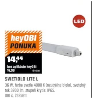 Svietidlo Lite L LED 36 W