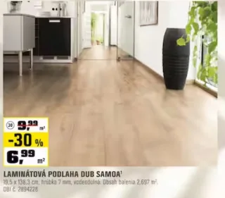 Laminátová podlaha Dub Samoa
