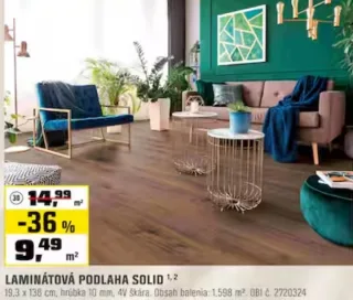 Laminátová podlaha Solid
